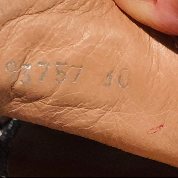 HOMERS ARTISAN Sz 40 Metallic Wedge Strap Cut Out  Rubber Sole Sandals - Picture 10 of 10